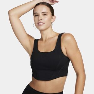 NIKE Women's Light-Support Padded Corset Bra FB4129-010 Size M